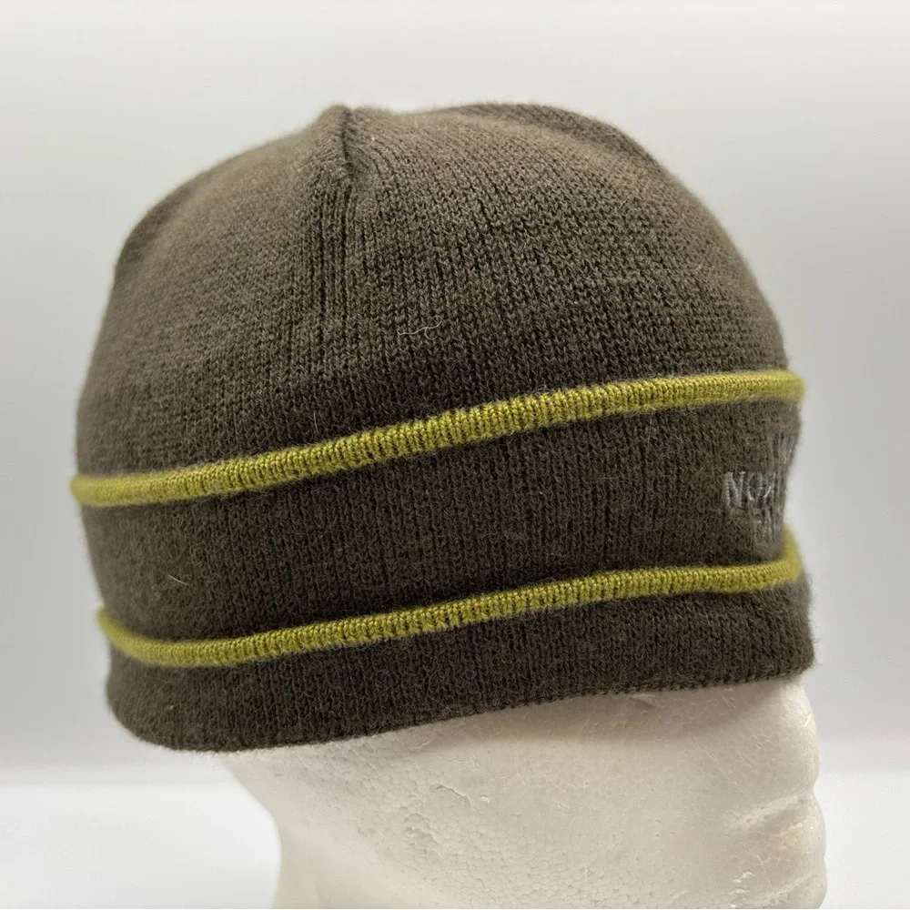 The North Face Kids Green Wool Beanie Unisex One Size Fits Most‎